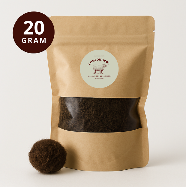Voetenwol - Antidruk-wol 20 gram - 100% natuurlijke wol - Wandel wol voor voeten