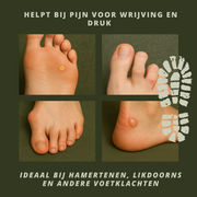 Voetenwol - Antidruk-wol 20 gram - 100% natuurlijke wol - Wandel wol voor voeten