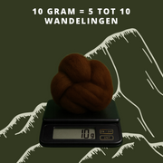 Voetenwol - Antidruk-wol 10 gram - 100% natuurlijke wol - Wandel wol voor voeten