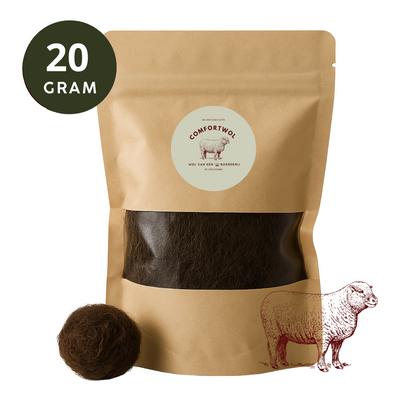 Voetenwol - Antidruk-wol 20 gram - 100% natuurlijke wol - Wandel wol voor voeten