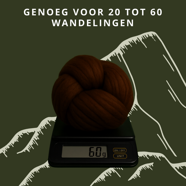 Voetenwol - Antidruk-wol 60 gram - 100% natuurlijke wol - Wandel wol voor voeten